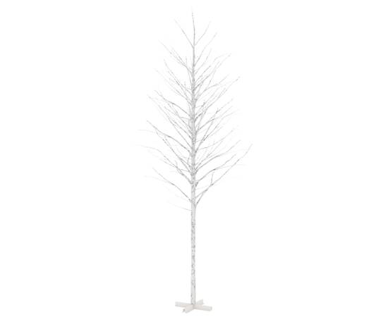 Mesteacăn cu led, alb, 672 led-uri alb calde, 400 cm, 2 image
