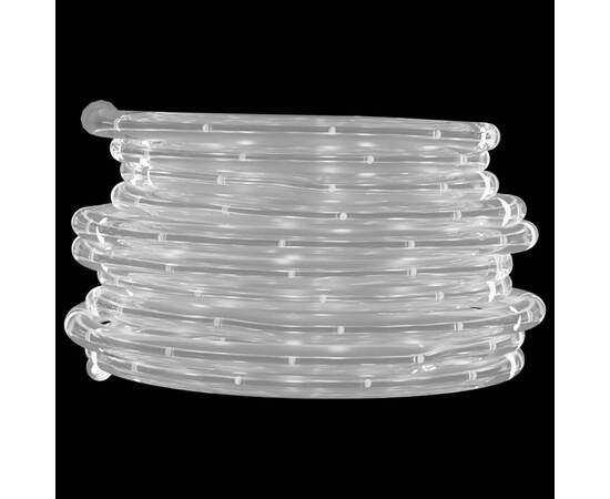 Cablu luminos cu 120 led-uri, alb cald, 5 m, pvc, 5 image