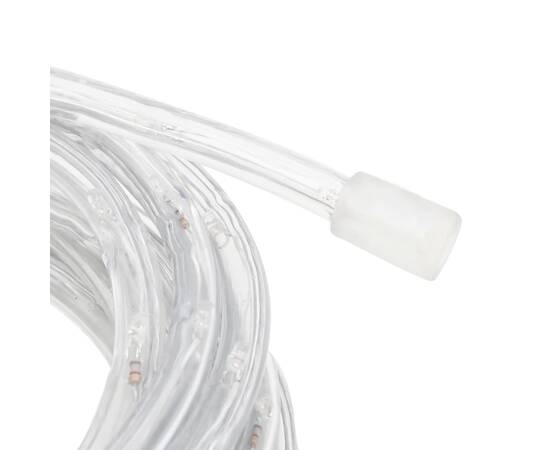 Cablu luminos cu 120 led-uri, alb rece, 5 m, pvc, 4 image