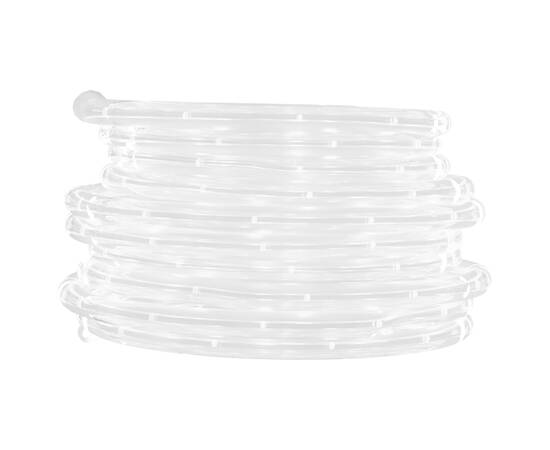 Cablu luminos cu 120 led-uri, alb rece, 5 m, pvc, 3 image