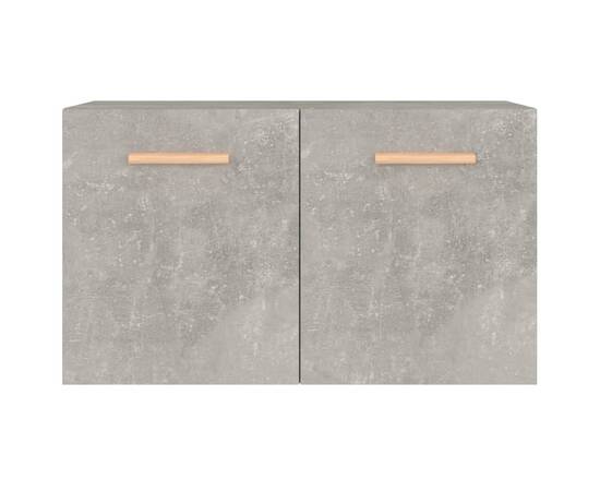 Dulap de perete, gri beton, 60x36,5x35 cm, lemn compozit, 5 image