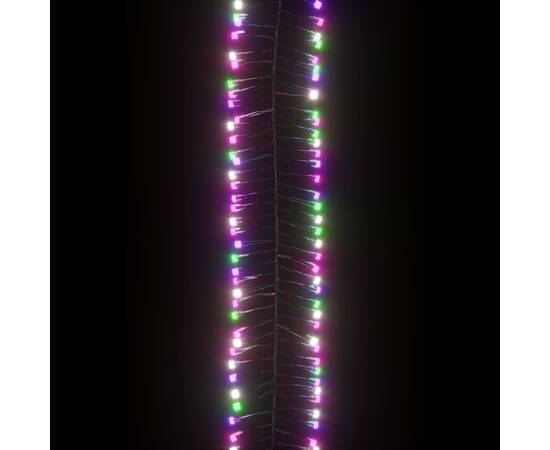 Instalație cluster, 2000 led-uri, multicolor pastel, 40 m, pvc, 4 image