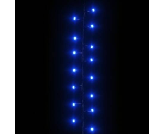Instalație compactă cu 1000 led-uri albastre, 10 m, pvc, 4 image