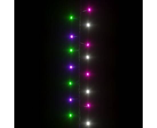 Instalație compactă cu 1000 led-uri pastel multicolore 10 m pvc, 3 image