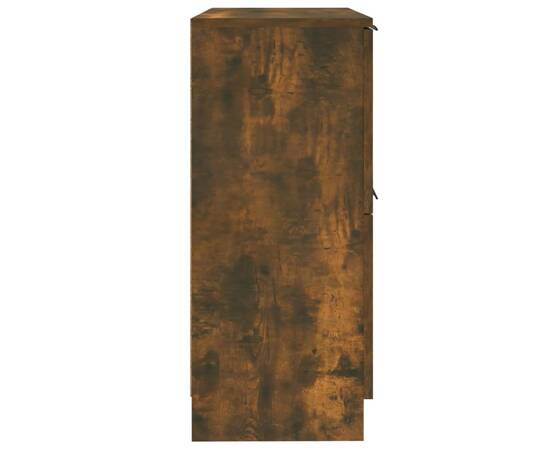 Servante, 2 buc., stejar fumuriu, 30x30x70 cm, lemn prelucrat, 7 image