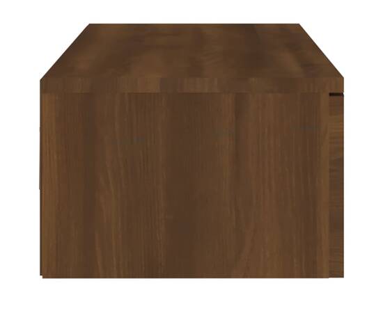 Dulap de perete, stejar maro, 102x30x20 cm, lemn compozit, 7 image