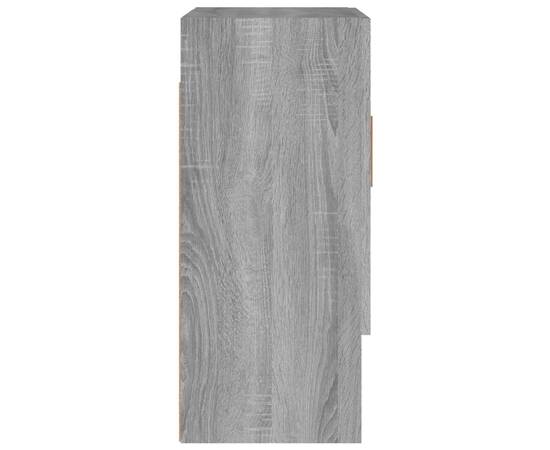 Dulap de perete, gri sonoma, 60x31x70 cm, lemn compozit, 6 image