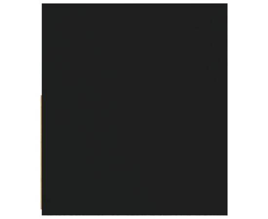 Noptiere cu led-uri, 2 buc., negru, 60x35x40 cm, 6 image