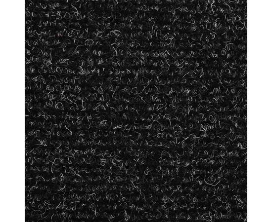 Covorașe autocolante scară, 15 buc, 56x17x3 cm, gri închis, 6 image