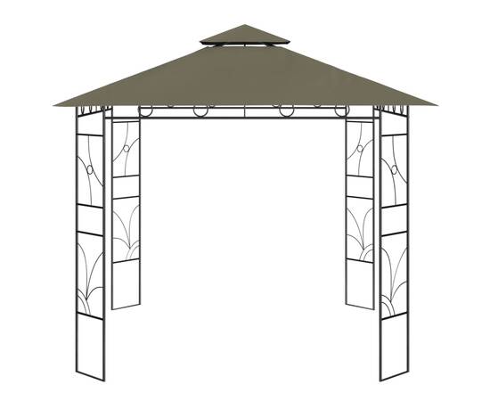 Pavilion, gri taupe, 3x3x2,7 m, 160 g/m², 3 image