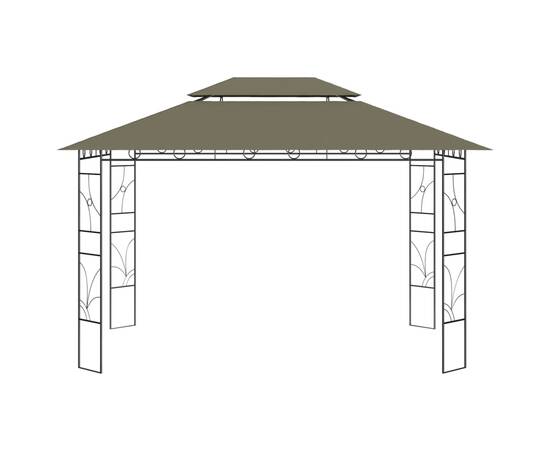 Pavilion, gri taupe, 4x3x2,7 m, 160 g/m², 3 image
