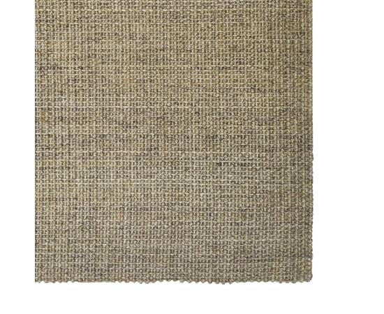 Covor din sisal natural, gri taupe, 66x200 cm, 3 image