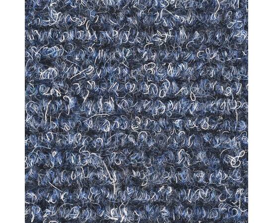 Covorașe scări autoadezive, 5 buc., albastru, 65x21x4cm, punch, 9 image