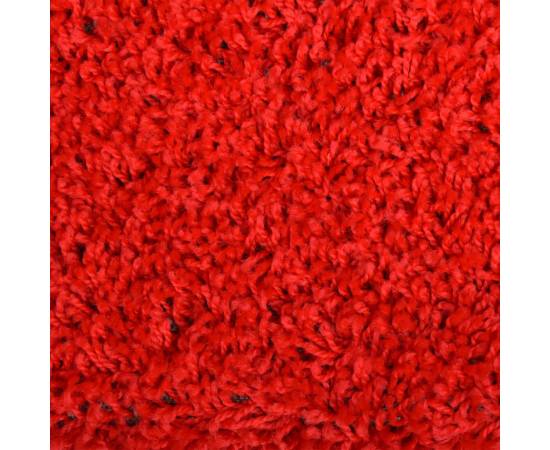 Covorașe de scară, 10 buc., roșu, 65x25 cm, 6 image