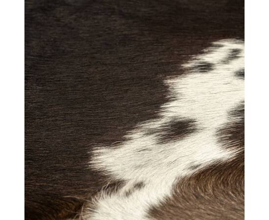 Covor din piele de vacă naturală, negru, 150 x 170 cm, 3 image