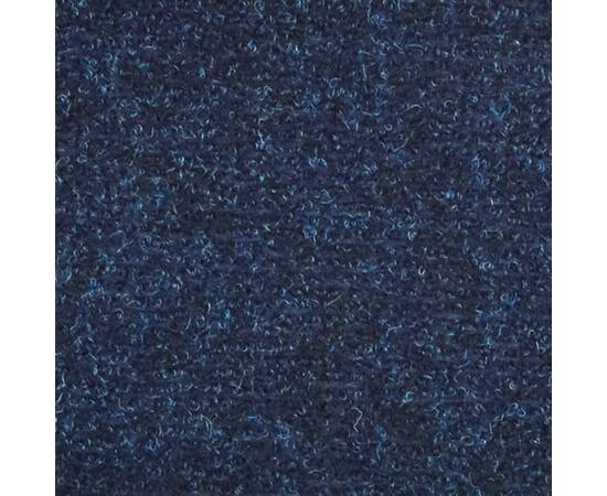 Covorașe scări autoadezive 15 buc bleumarin 56x17x3 cm punch, 8 image