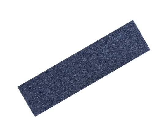 Covorașe de scări autoadezive, 15 buc., albastru gri, 76x20 cm, 2 image