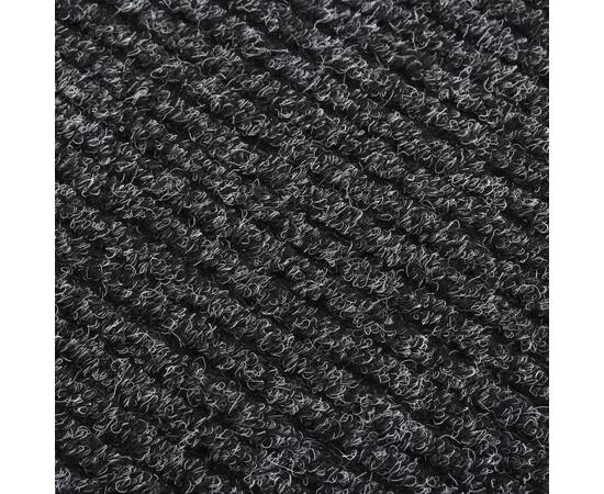 Covor traversă de captare a murdăriei, antracit, 100x400 cm, 2 image