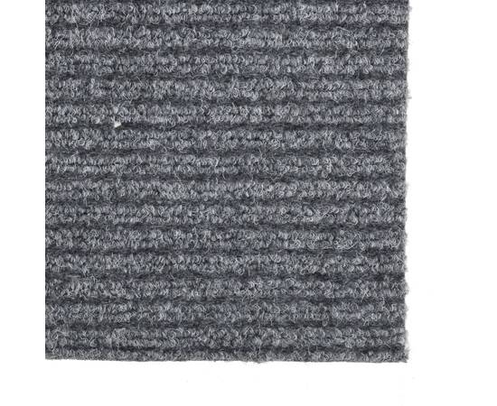 Covor traversă de captare a murdăriei, gri, 100x350 cm, 4 image