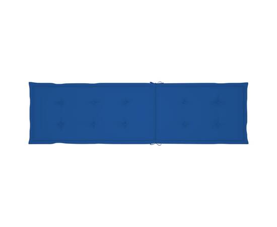 Pernă de șezlong, albastru regal, (75+105) x 50x3 cm, 6 image