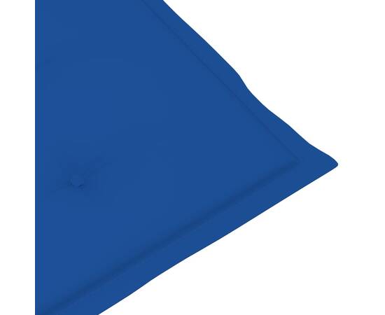 Pernă de șezlong, albastru regal, (75+105) x 50x3 cm, 7 image