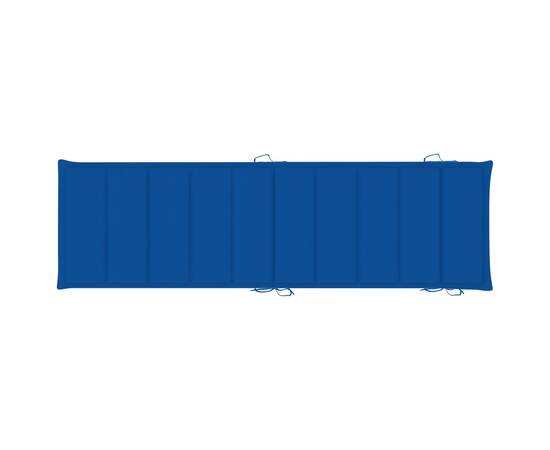 Pernă de șezlong, albastru regal, 186x58x3 cm, 4 image