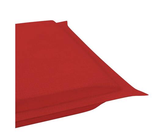 Pernă de șezlong, roșu, 186x58x3 cm, 9 image