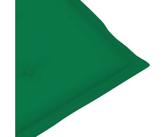 Pernă de șezlong, verde, (75+105)x 50x3 cm, 7 image