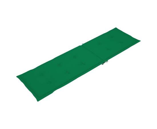 Pernă de șezlong, verde, (75+105)x 50x3 cm, 5 image