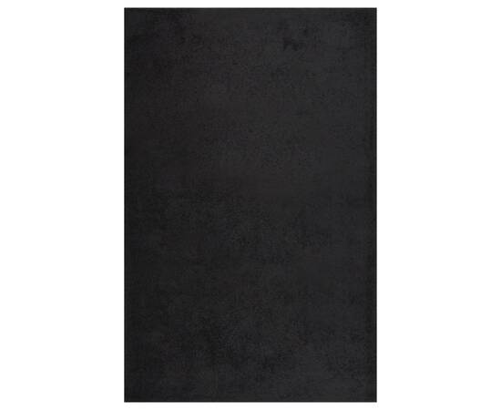 Covor shaggy, fir lung, negru, 200x290 cm, 2 image