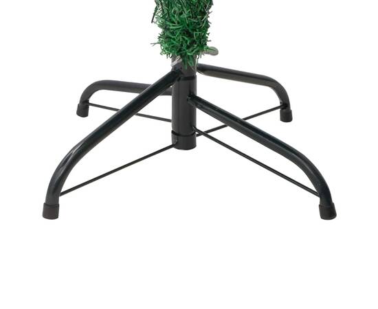 Cactus de crăciun cu suport și led, verde, 150 cm, pvc, 8 image