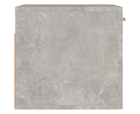 Dulap de perete, gri beton, 80x35x36,5 cm, lemn prelucrat, 6 image