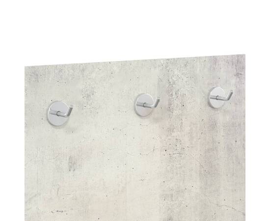 Cuier de perete 125x50 cm perete piatră din sticlă securizată, 3 image