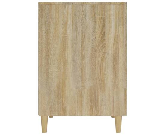 Birou, stejar sonoma, 140x50x75 cm, lemn compozit, 8 image