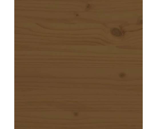 Noptieră, maro miere, 40x34x55 cm, lemn masiv de pin, 9 image