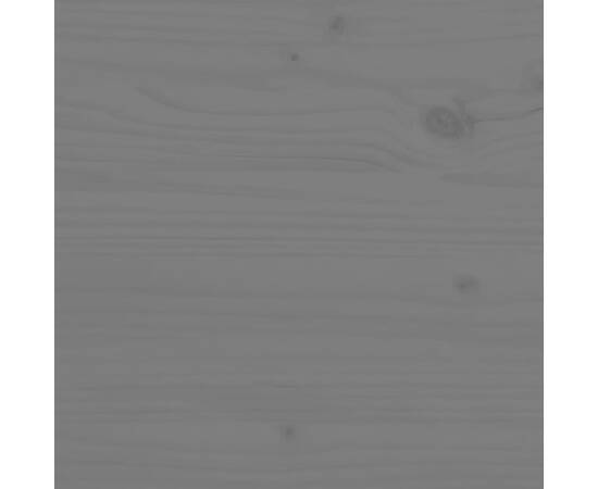 Noptiere, 2 buc., gri, 40x34x55 cm, lemn masiv de pin, 10 image