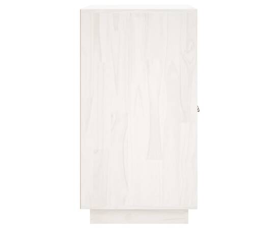 Servantă, alb, 65,5x40x75 cm, lemn masiv de pin, 5 image