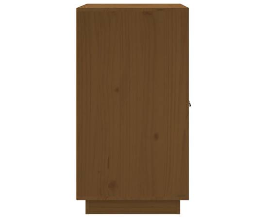 Servantă, maro miere, 65,5x40x75 cm, lemn masiv de pin, 5 image