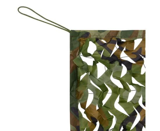 Plasă de camuflaj cu geantă de depozitare, verde, 2x6 m, 4 image