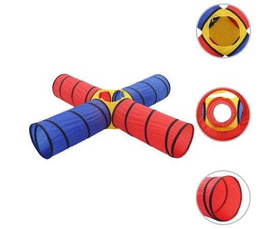 Cort de joacă pentru copii cu 250 bile, multicolor, 3 image