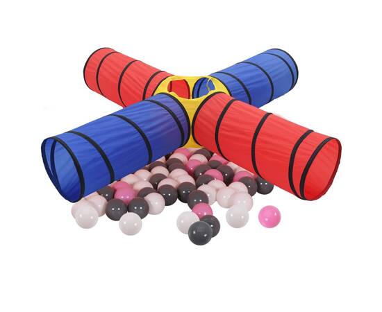 Cort de joacă pentru copii cu 250 bile, multicolor, 2 image