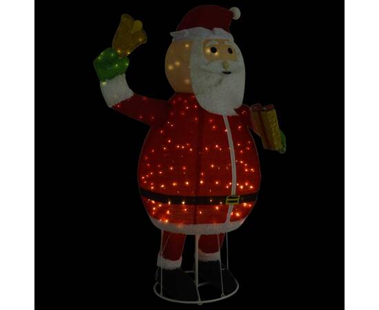 Figurină moș crăciun decorativă cu led, 180 cm, țesătură de lux, 2 image