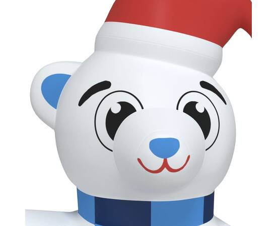 Ursuleț gonflabil de crăciun cu led, 240 cm, 5 image