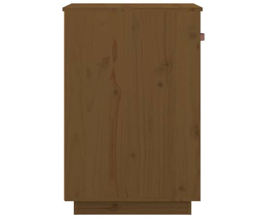 Birou, maro miere, 40x50x75 cm, lemn masiv de pin, 7 image