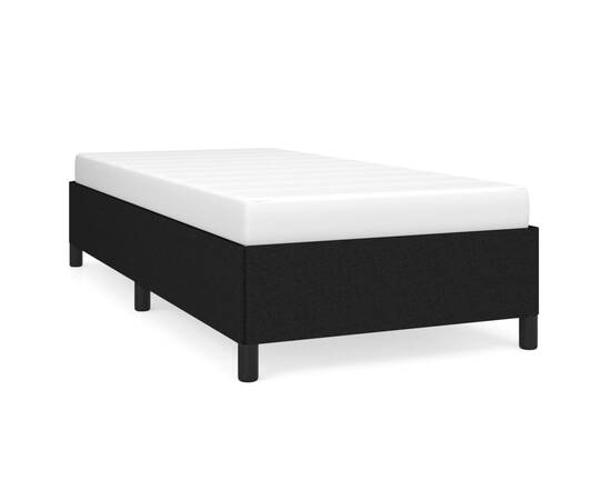 Cadru de pat, negru, 80x200 cm, material textil, 2 image
