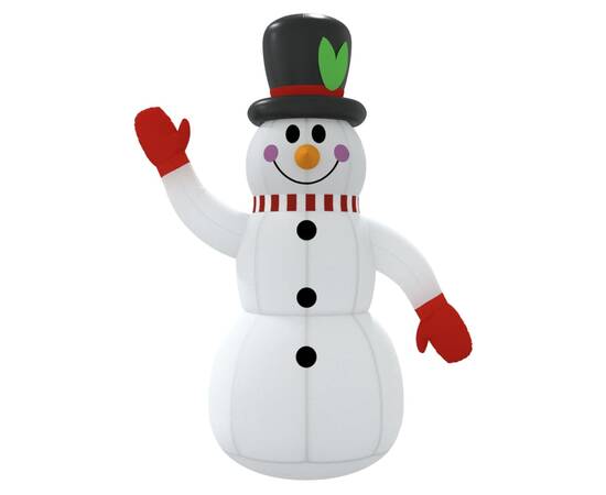 Om de zăpadă gonflabil cu led-uri, 120 cm, 4 image