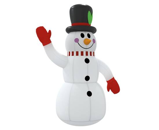 Om de zăpadă gonflabil cu led-uri, 120 cm, 3 image