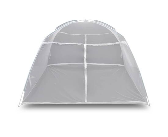 Cort camping, alb, 200x180x150 cm, fibră de sticlă, 2 image
