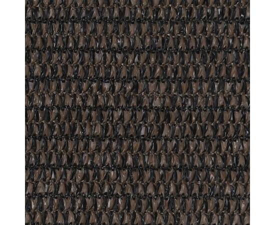 Covor cort, maro, 250x400 cm, 2 image