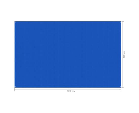 Covor pentru cort, albastru, 250x400 cm, 4 image